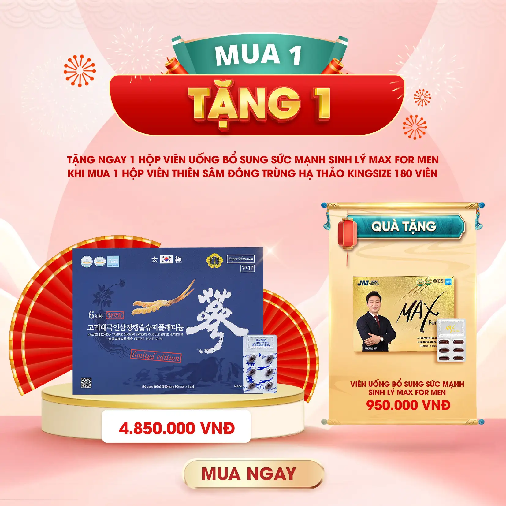 Viên thiên sâm ĐTHT 180v CTKM T1