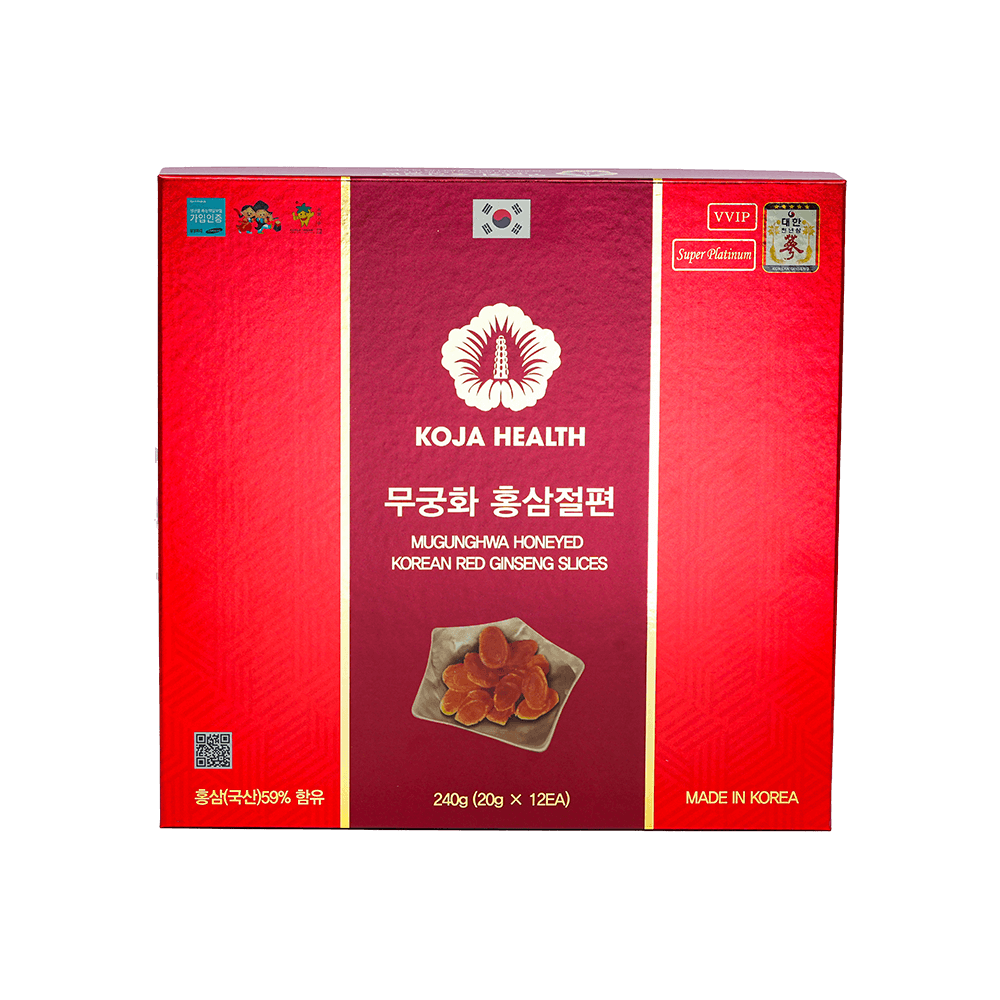 Hồng sâm thái lát tẩm mật ong Mugunghwa - 12 gói x 20g