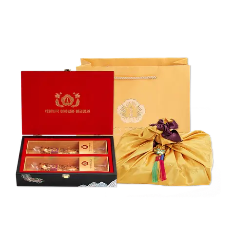 Nhân sâm thượng hạng phủ vàng Mugunghwa - 250g - 2 củ