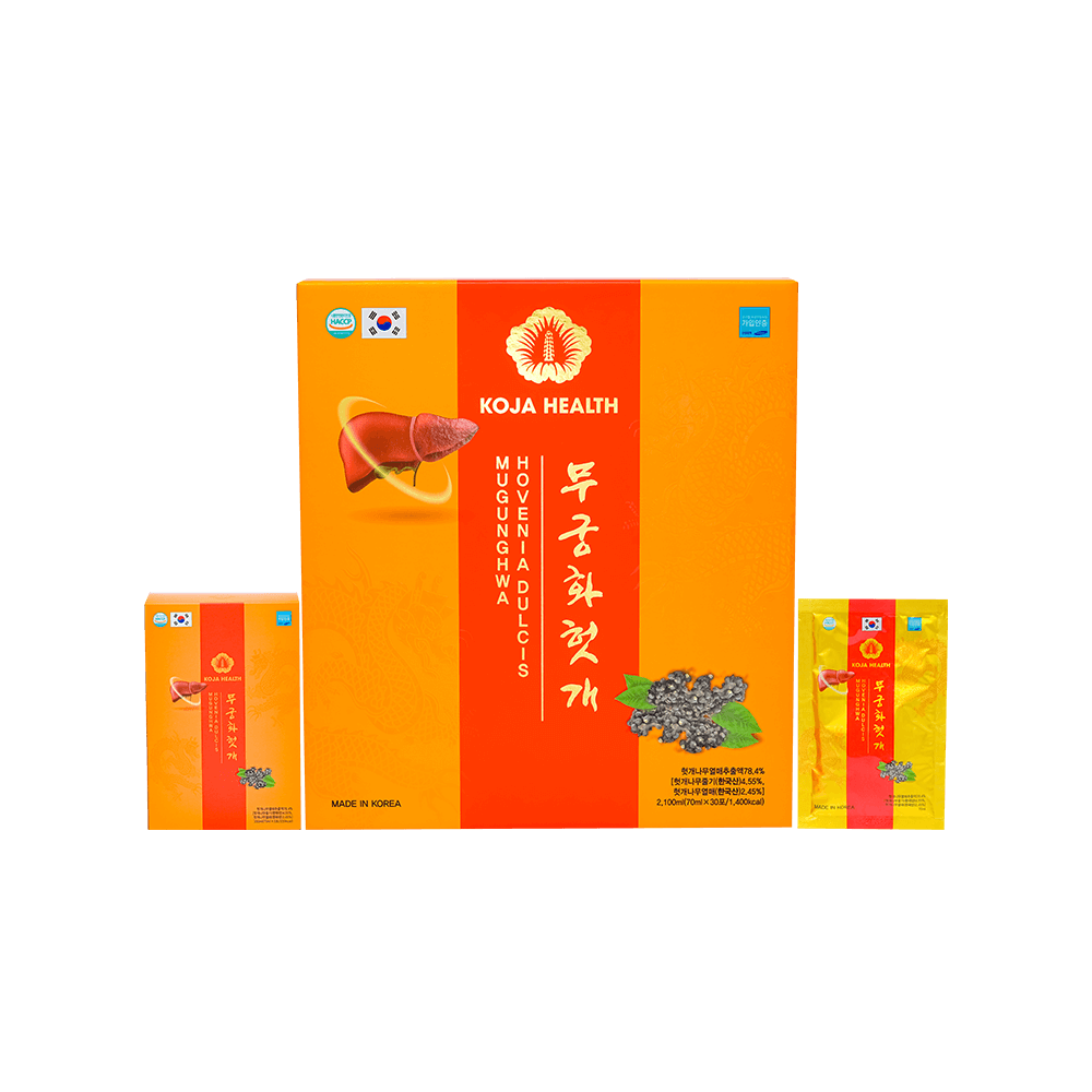 Nước uống bổ gan Mugunghwa Hovenia Dulcis - 30 gói x 70ml