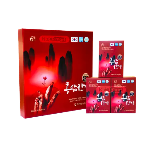 Tinh Chất Hồng Sâm Núi Chinki 30 Gói X 50ml