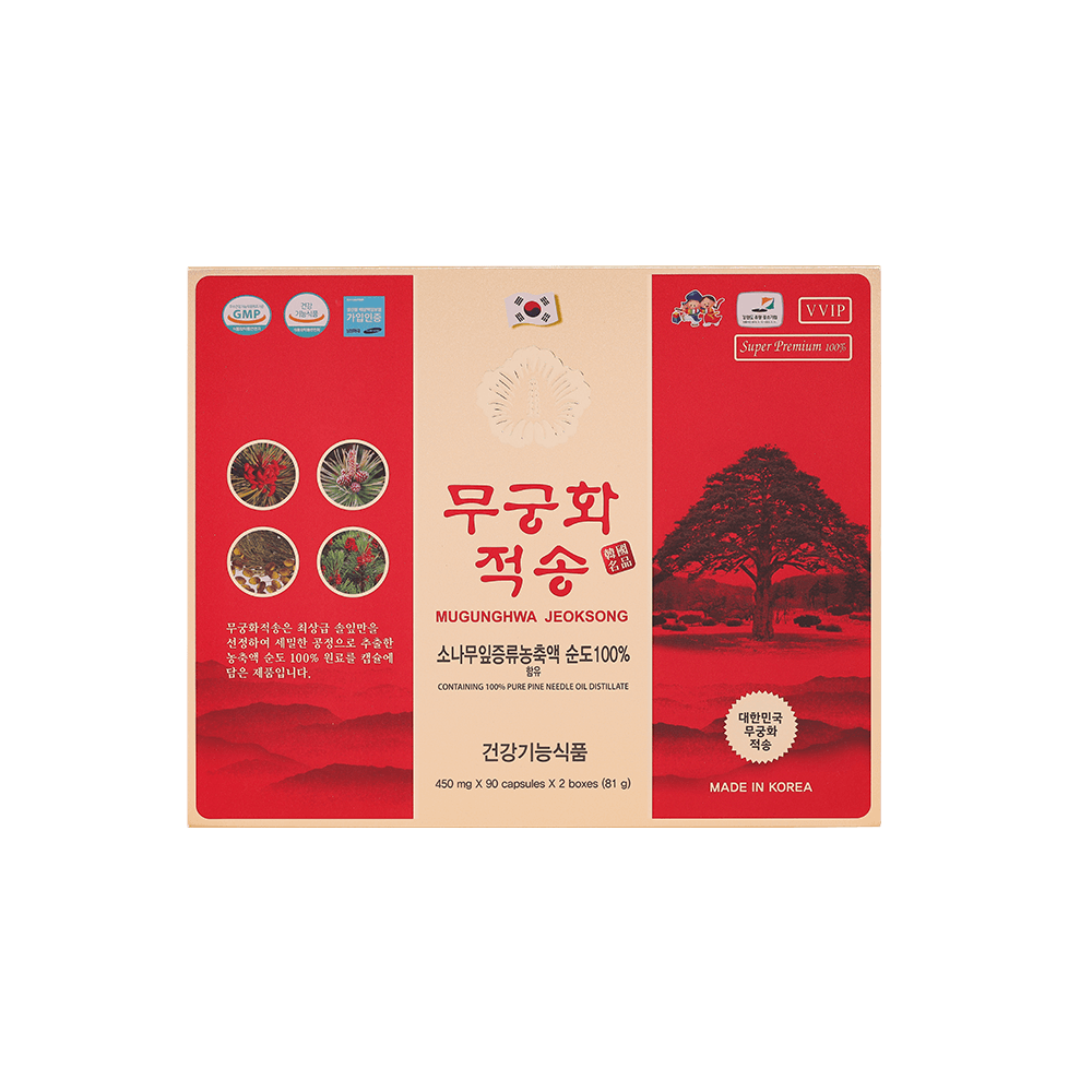 Tinh Dầu Thông đỏ Chính Phủ Mugunghwa Jeoksong Cao Cấp 180 Viên