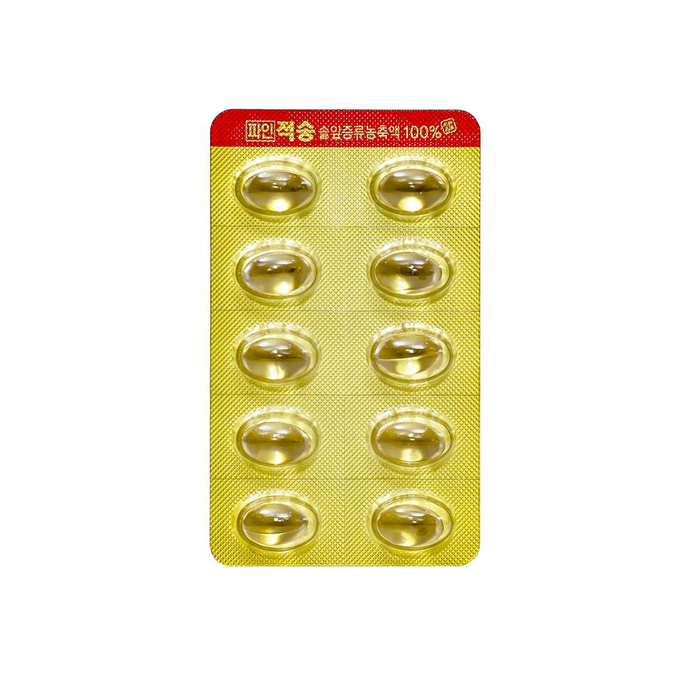 Tinh Dầu Thông đỏ Chính Phủ Red Pine Jeoksong 120 Viên