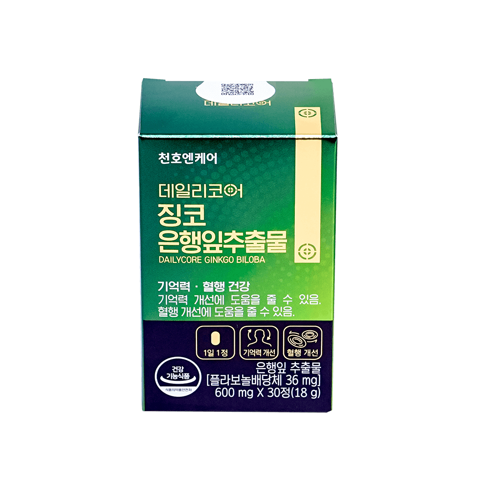 Viên uống bạch quả bổ não Chunho Ginko Biloba- 30 viên