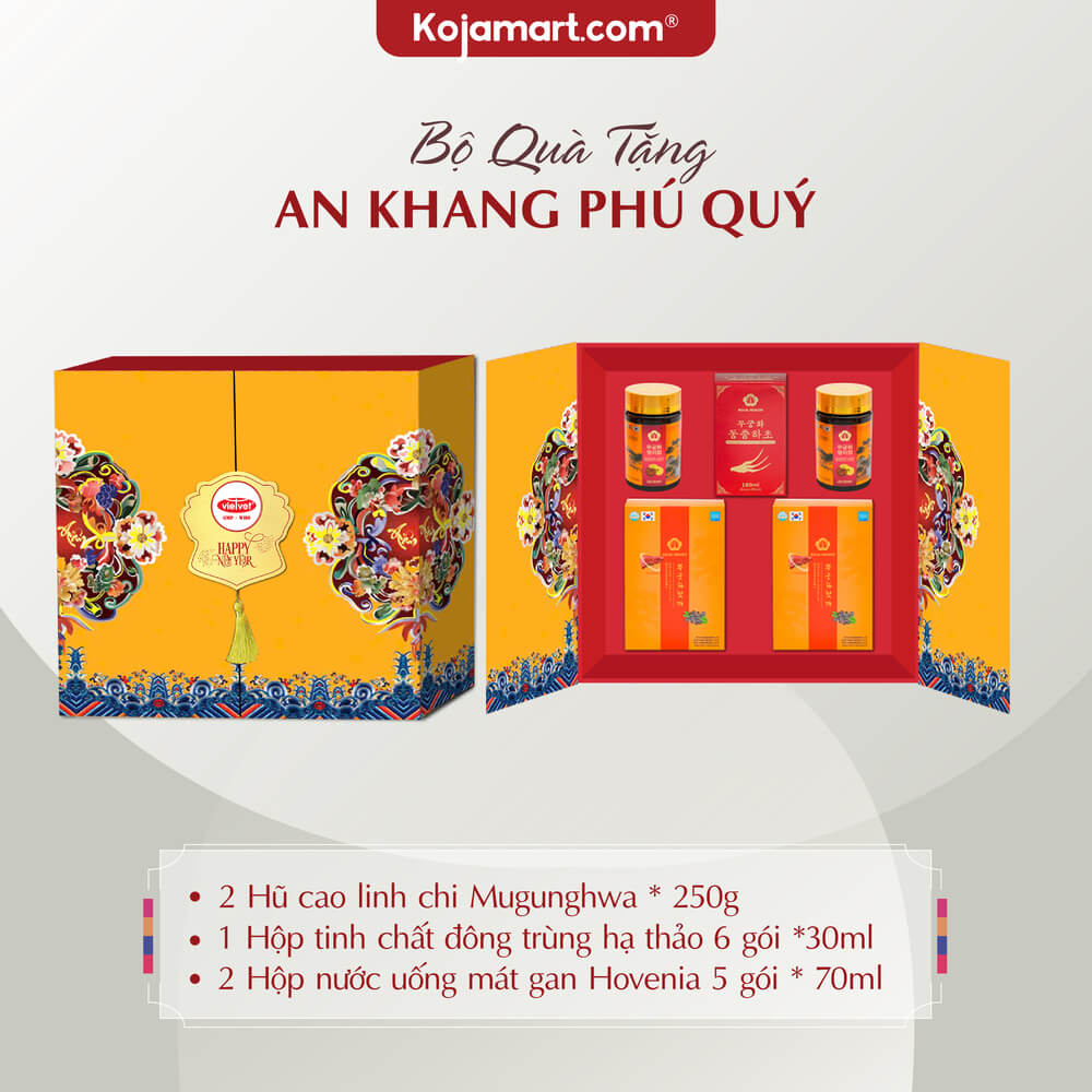 Set quà Tết 2025 - AN KHANG PHÚ QUÝ