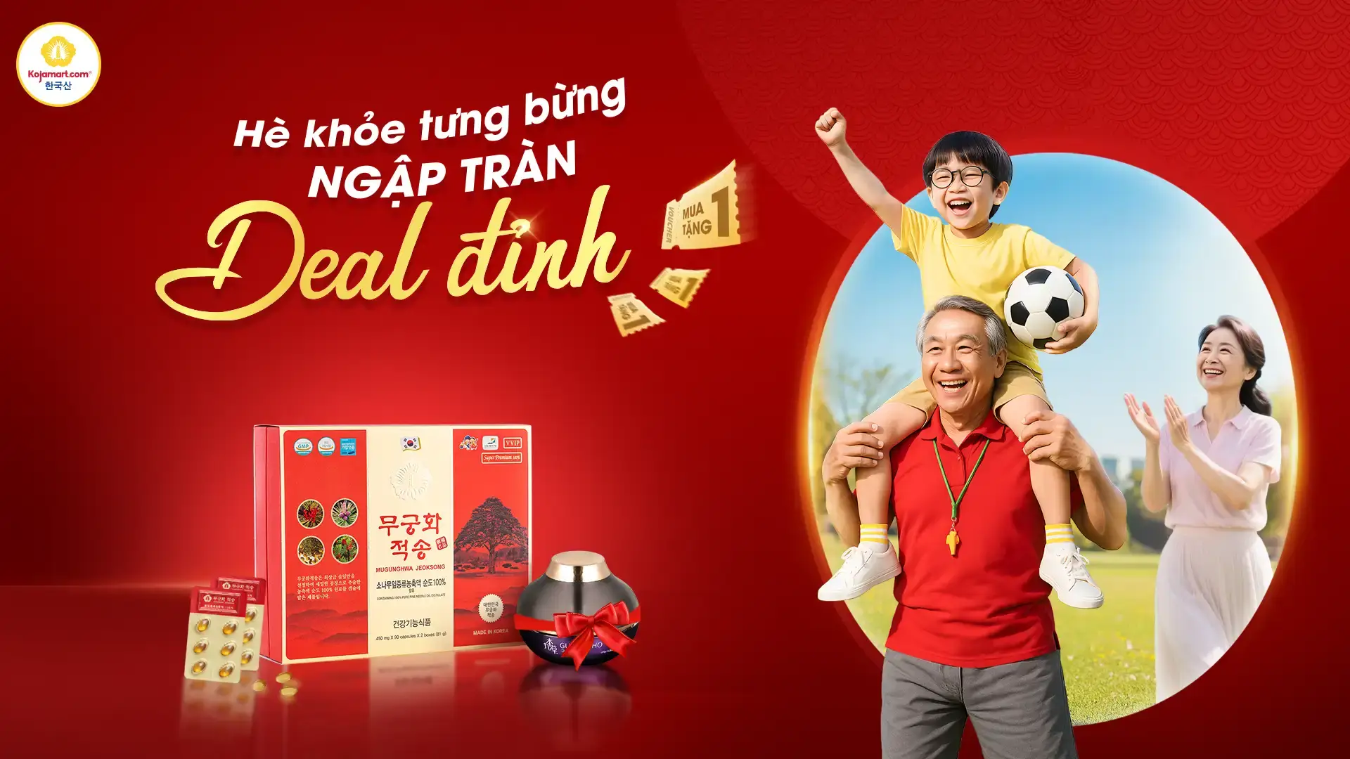 [CTKM THÁNG 7] Hè khỏe tưng bừng - Ngập tràn deal đỉnh tại Koja Mart