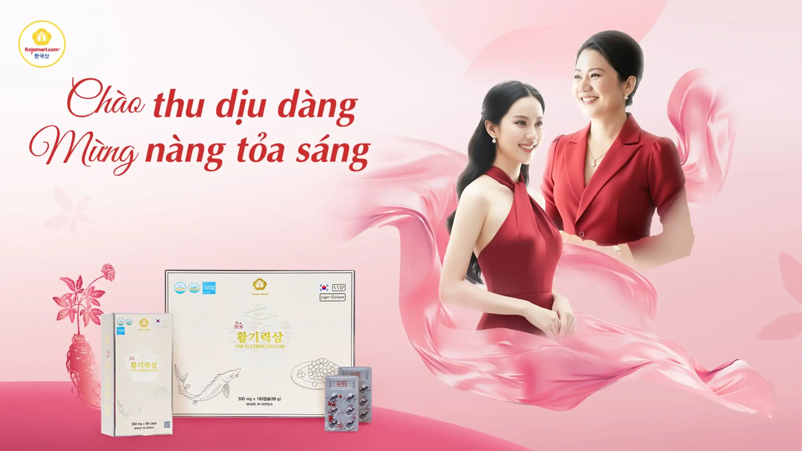 [CTKM THÁNG 10] Chào thu dịu dàng - Mừng nàng tỏa sáng cùng quà sức khỏe cao cấp