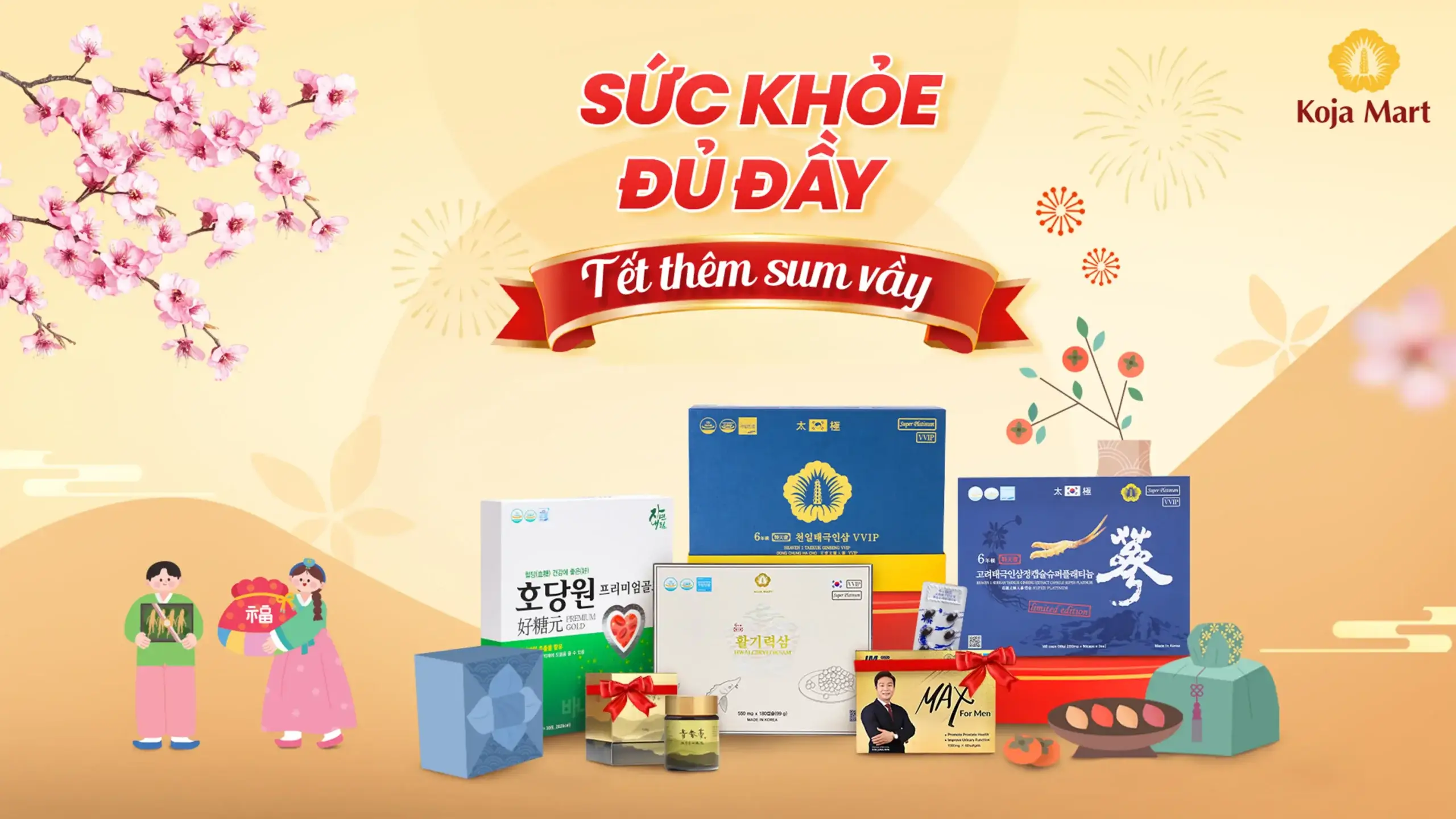 [CTKM THÁNG 2/2026] Sức khỏe đủ đầy - Tết thêm sum vầy tại Koja Mart